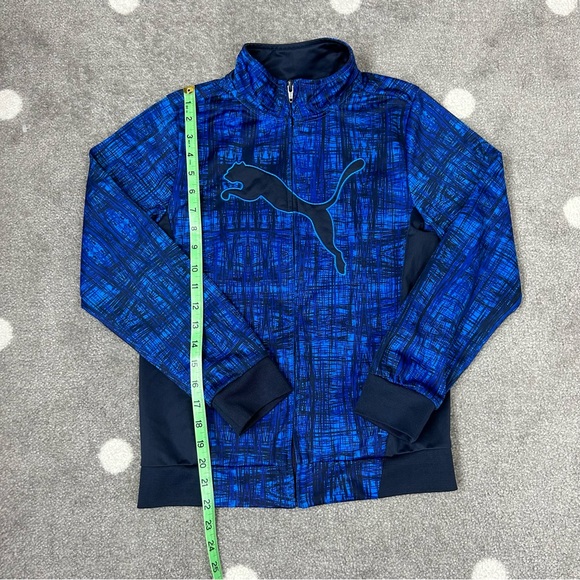 Puma blue full zip up jacket for boys - Picture 6 of 11